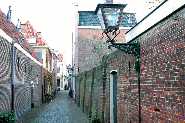 Schoolsteeg (School Alley) in Leiden