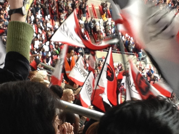 Saracens flags