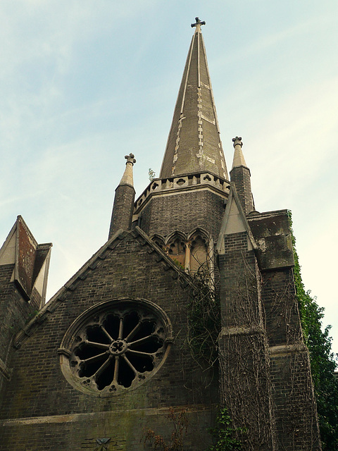 abney park cemetery chapel, stoke newington, london, by william hosking 1840