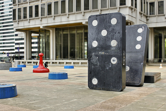 The Domino Theory – Municipal Services Building Plaza, Philadelphia, Pennsylvania