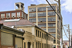 Heiding Behind the Morgue – Thirteenth and Wood Streets, Philadelphia, Pennsylvania