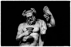 Rome Honeymoon Fuji XE-1 Vatican Museums statue 4 mono