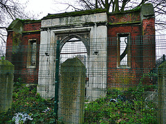 worcester house chapel ruin, stepney green, london