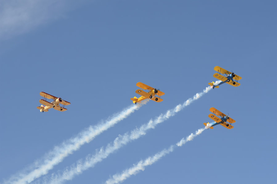 Stearman Flyover