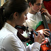 Violinist in Starbucks