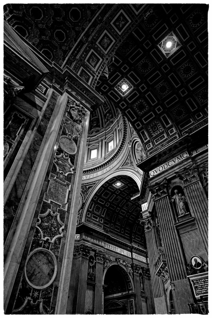 Rome Honeymoon Fuji XE-1 St Peter's Basilica 19 mono