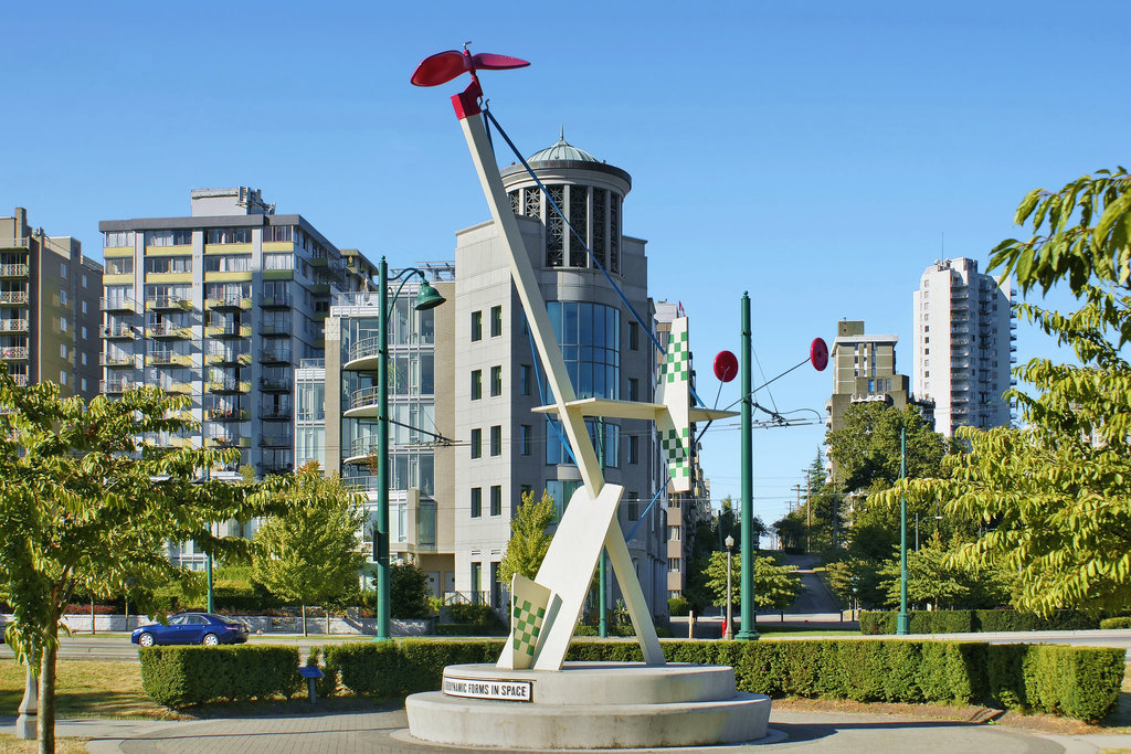 "Aerodynamic Forms in Space" – Devonian Plaza, Stanley Park, Vancouver, British Columbia
