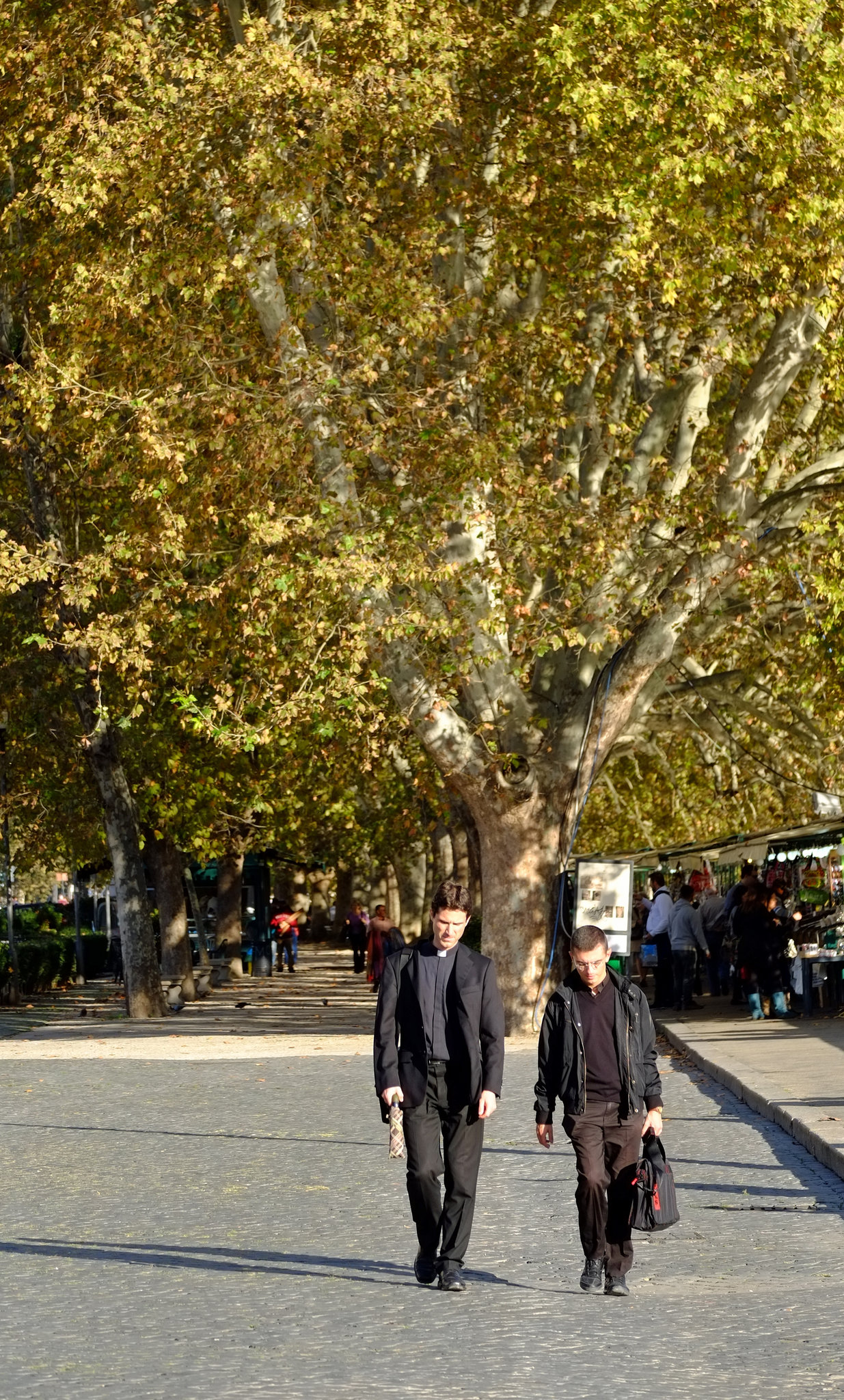 Rome Honeymoon Fuji XE-1 Priests 1