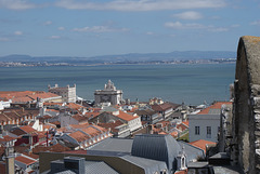 View over Baixa district, Lisbon