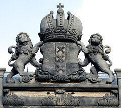 Things on rooftops: nr. 11  The Coat of Arms of Amsterdam