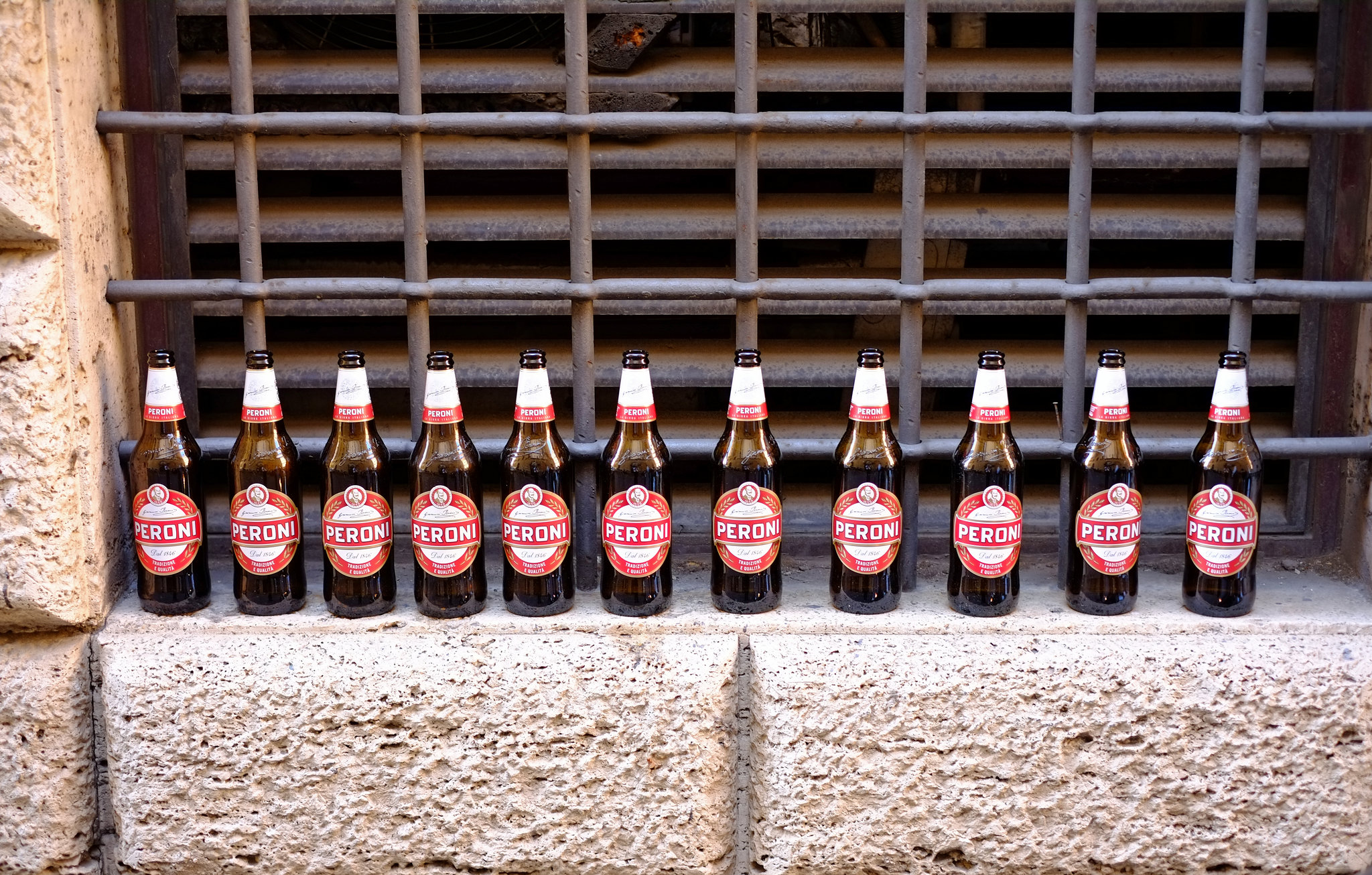 Rome Honeymoon Fuji XE-1 Peroni 1