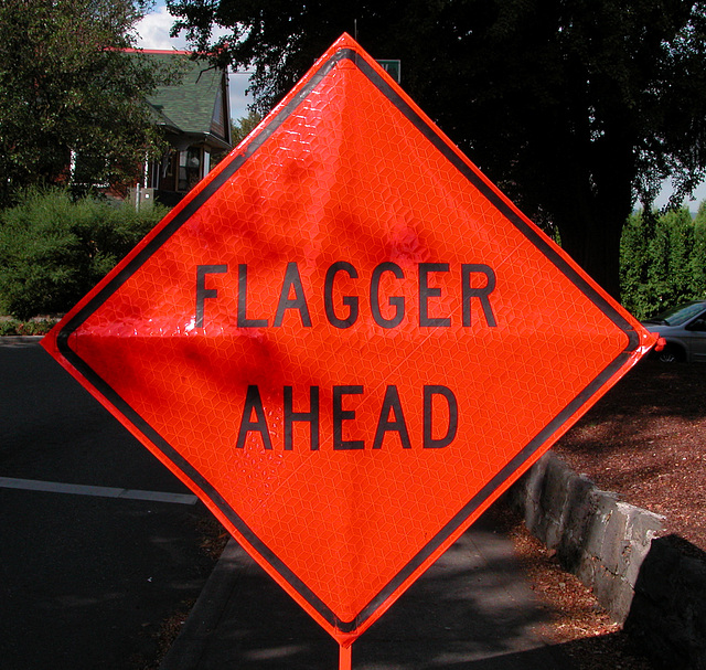 plain old-fashioned flagger