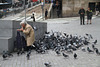 Porto - La femme aux pigeons