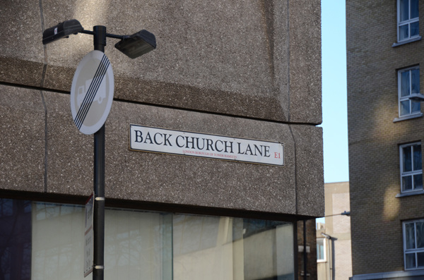 Backchurch Lane
