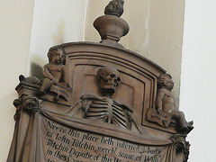 st.botolph bishopsgate, london, 1658 memorial of john tutchin