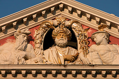 Things on Rooftops: nr. 7  The Gilded Turk with Poseidon and Hermes (detail)