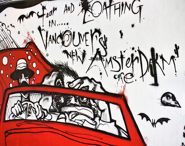 Fear and Loathing in the New Amsterdam Café – Hastings Street near Hamilton, Vancouver, British Columbia