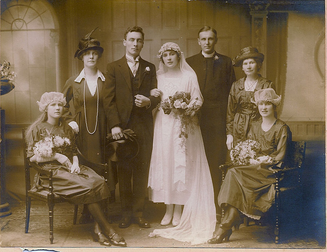 Harry King's Wedding to Agnes Forsyth, 1921