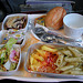 Meals on a plane: noodles