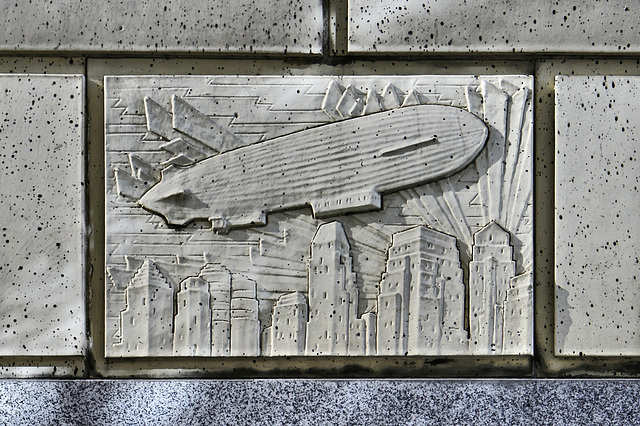 Lighter Than Air Flying Machine – The Marine Building, Burrard and West Hastings Streets, Vancouver, British Columbia