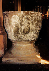 rendcomb church font