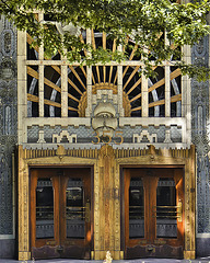 Front Doors of the Marine Building – Burrard and West Hastings Streets, Vancouver, British Columbia