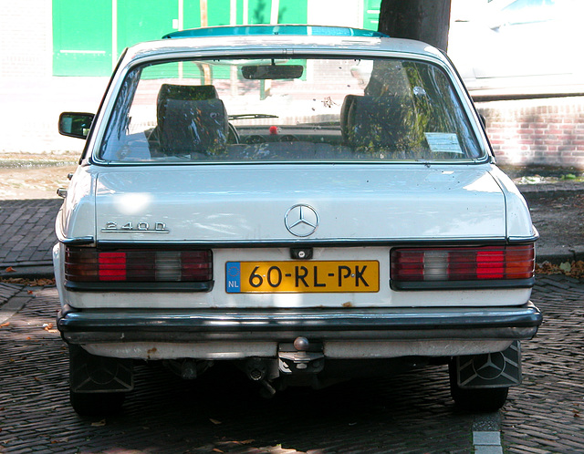 A well-used 1980 Mercedes-Benz 240 D