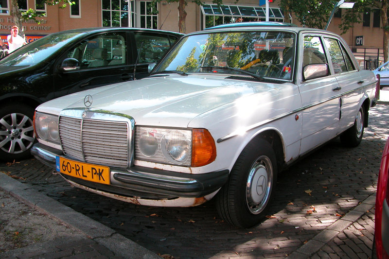 A well-used 1980 Mercedes-Benz 240 D