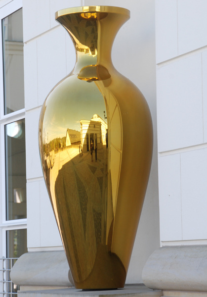 Gold vase