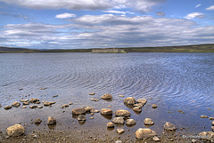 Lochindorb Castle from the east bank