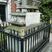 st.botolph bishopsgate, london,tomb of william rawlins in graveyard , 1838