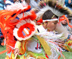 Young dancer in orange