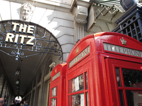 Ritzy phone boxes