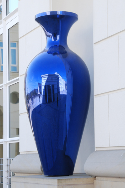 Blue vase