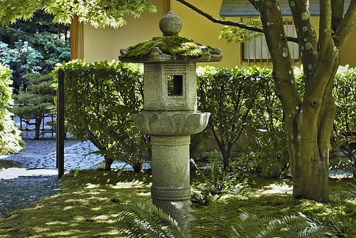Behind the Teahouse – Nitobe Memorial Gardens, Vancouver, British Columbia