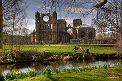 Elgin Cathedral from across the Lossie - HDR 4003839155 o