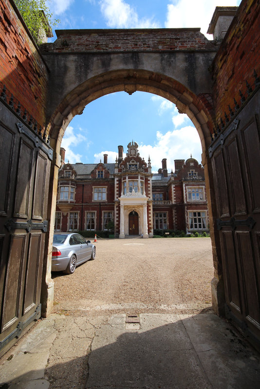 Entrance Courtyard, Lynford Hall, Norfolk