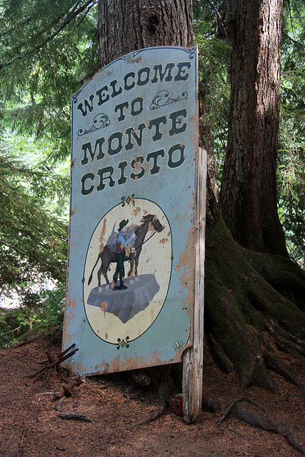 Monte Cristo Town Sign