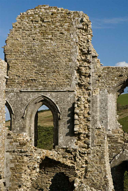 castle walls and windows