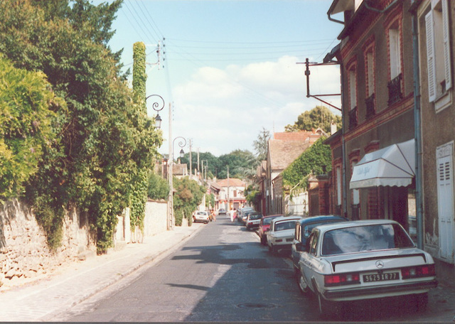 Street in Barbizon, France