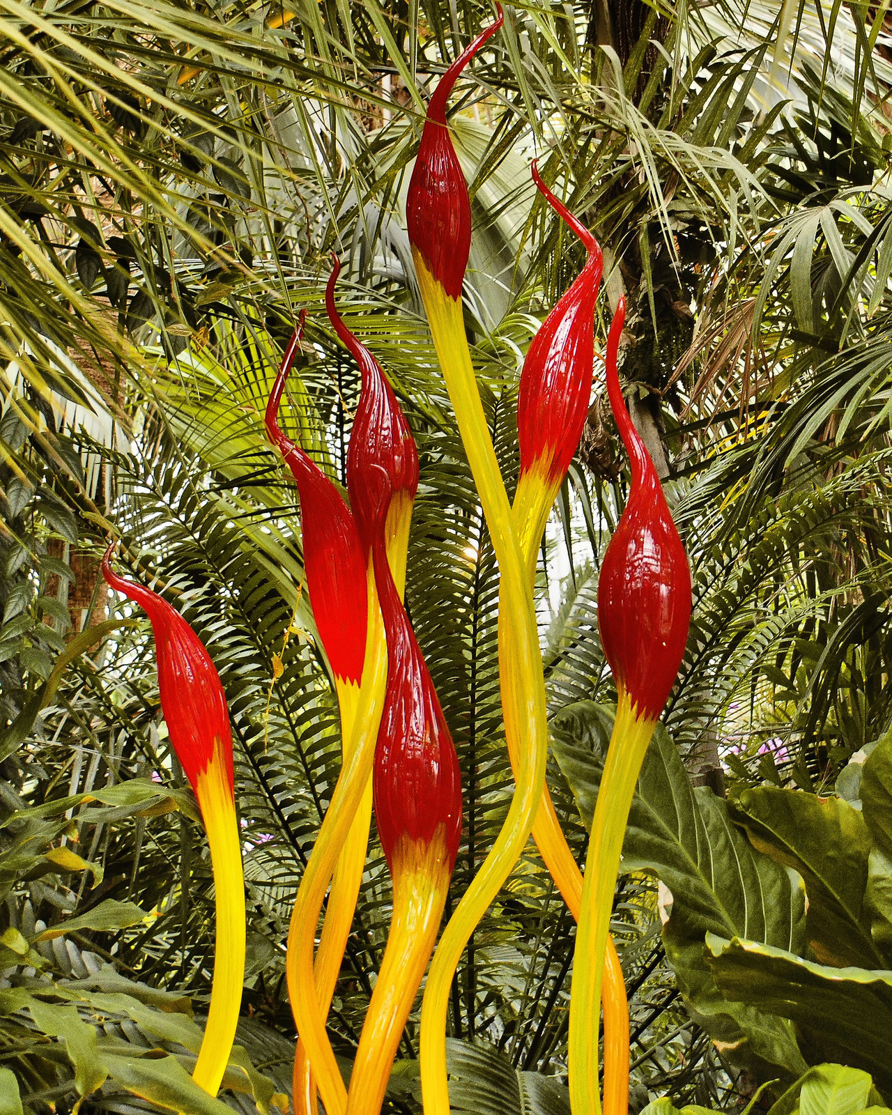 Chihuly "Paint Brushes" – Phipps Conservatory, Pittsburgh, Pennsylvania