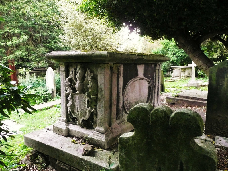 st.john's church tombs, hampstead, camden, london