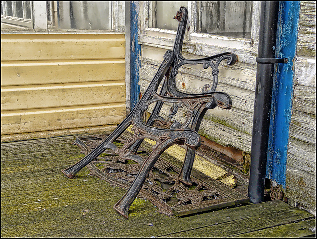 Old Iron Bench sides