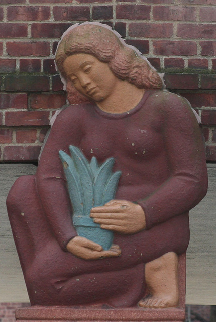 Young Woman with Sheaf of Wheat