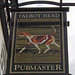 Talbot Head pub sign
