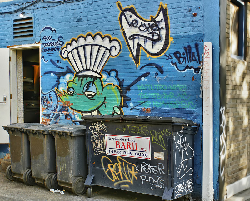 "Le Chef" – Duluth between Rivard and Berri, Montréal, Québec
