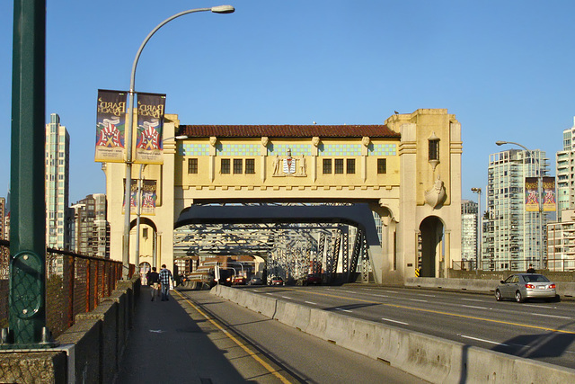 Crossing the Burrard Street Bridge – Vancouver, British Columbia