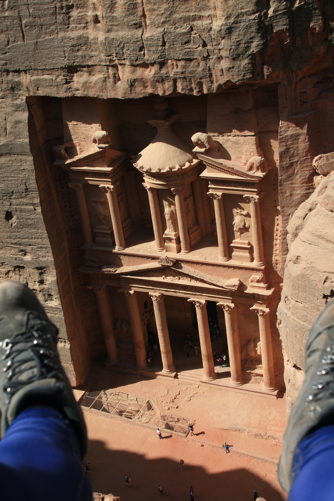 Looking Down At The Treasury