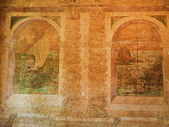 mural, eastbury manor house, barking