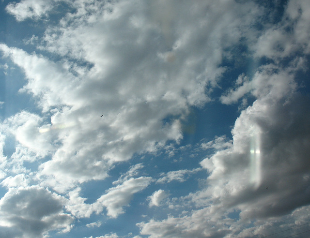 Puffy cloud day..